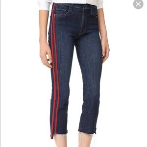 MOTHER Insider Crop Step Fray jeans